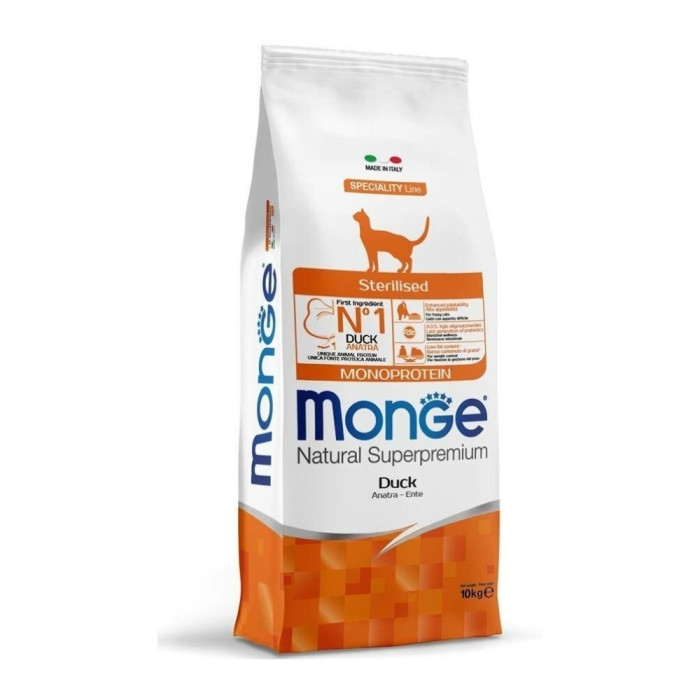 Monge Sterilised стерилизованная утка 10 кг - 8009470056281