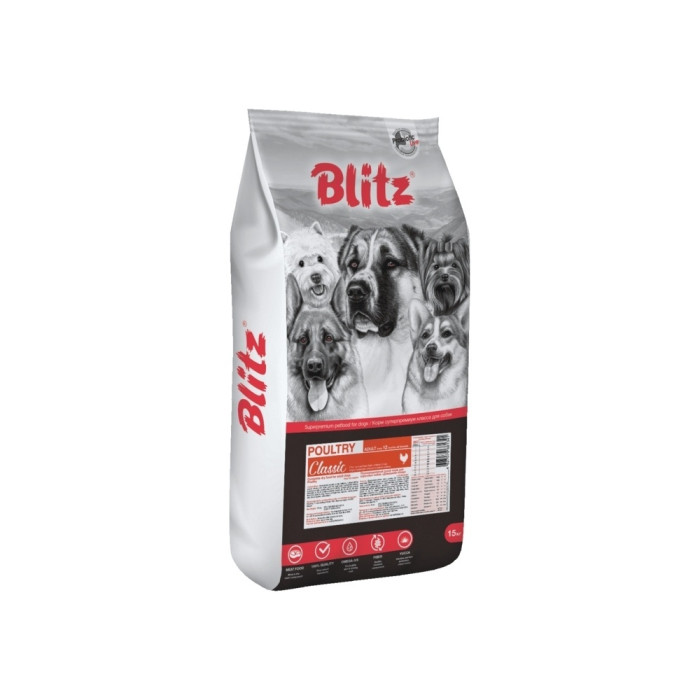 BLITZ Classic Poultry домашняя птица 15 кг 4627079681341