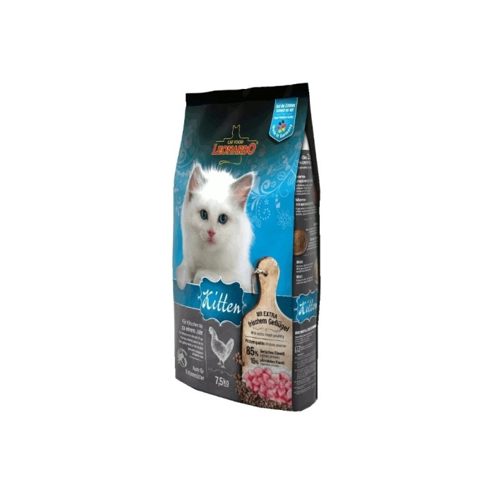 Leonardo Kitten мысықтарға арналған тауық еті 7.5 кг