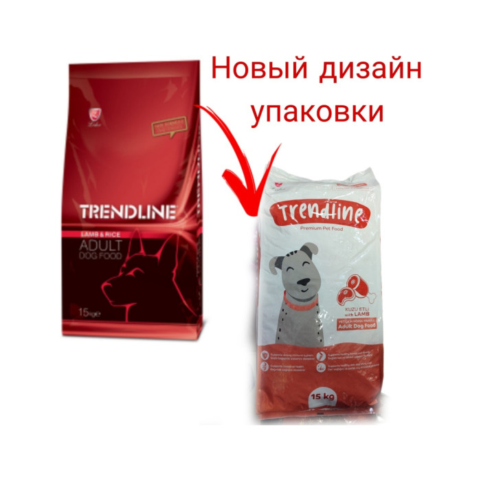 Lider Trendline Adult Lamb&Rice Ягненок с рисом для взрослых всех пород 15 кг - 4944619278
