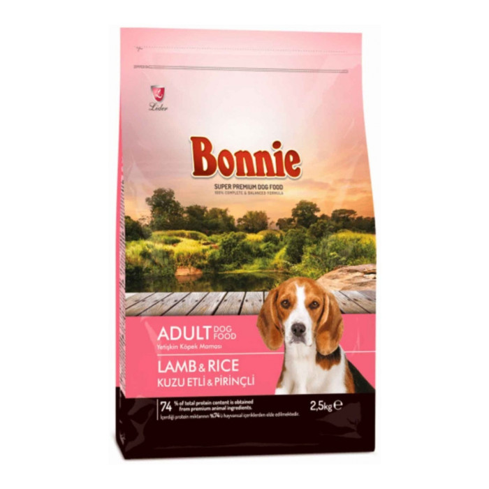 Lider Bonnie Adult Ягненок с рисом для взрослых всех пород 2.5 кг - AZ25623