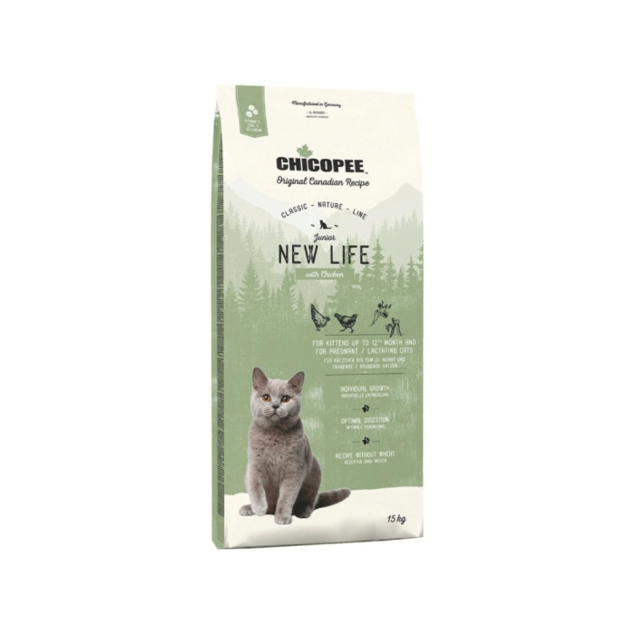 Chicopee New Life курица для котят 15 кг - chic-43