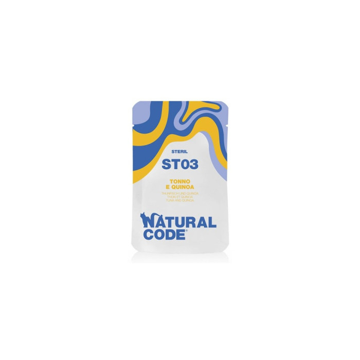 Natural Code тунец соусындағы кесектер, киноа 70 г 12 шт