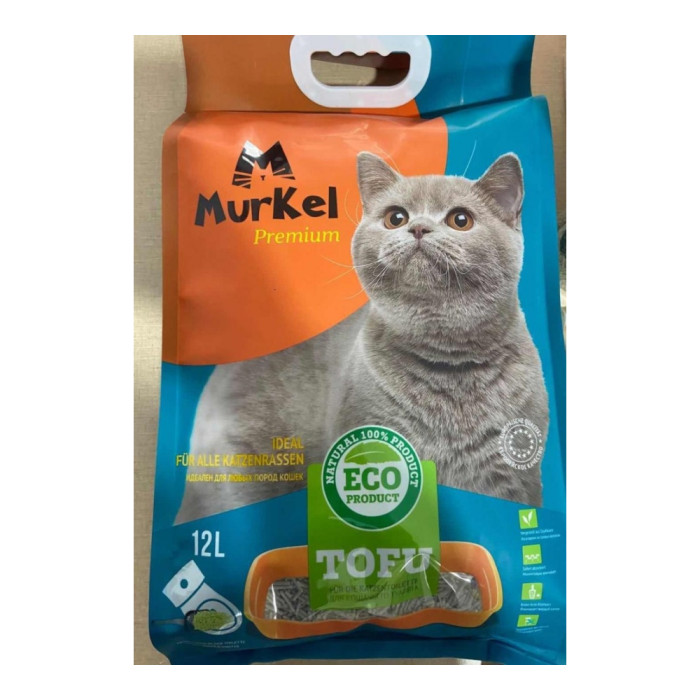 Murkel Premium Тофу Нейтральный комкующийся 12 л