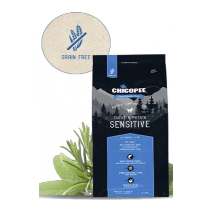 Chicopee Adult Sensetive Trout & Potato Форель и картофель при чувствительном пищеварении 12 кг - chic-27