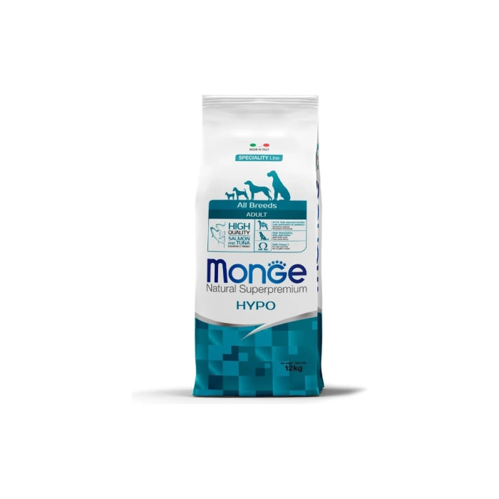 Monge All Breeds Adult Hypo Лосось и тунец для взрослых всех пород 12 кг - 8009470011174