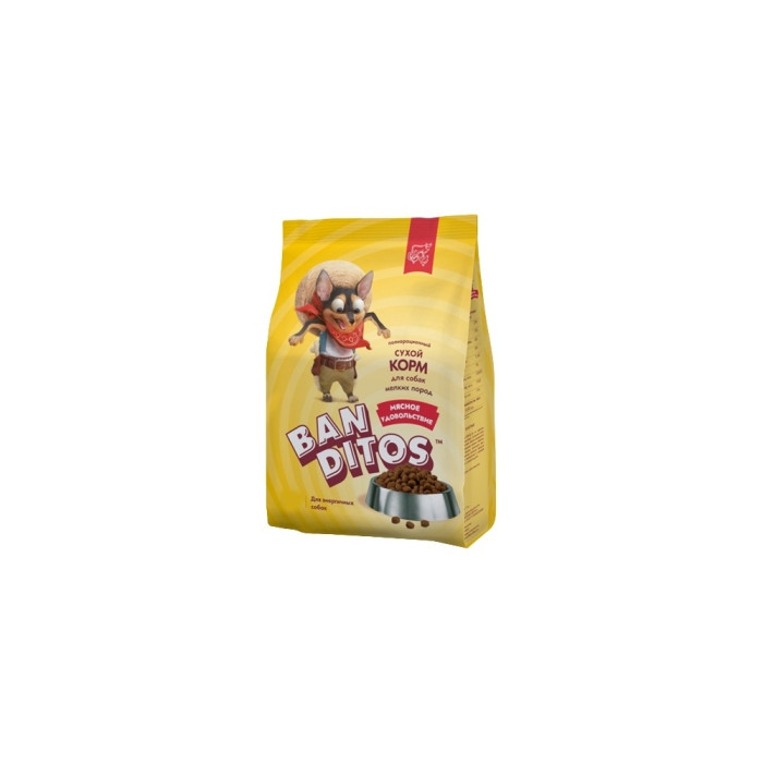 BANDITOS Мясное ассорти для взрослых мелких пород 0.4 кг 4660270570110