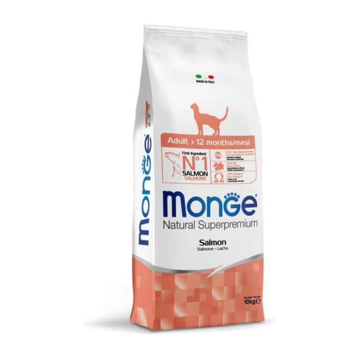 Monge Adult для взрослых лосось 10 кг