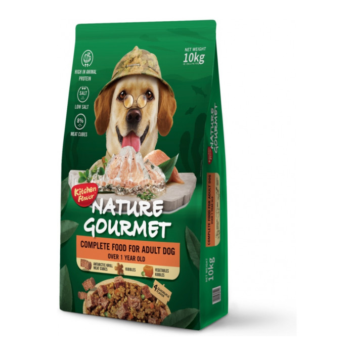 Kitchen Flavor Nature Gourmet для взрослых всех пород с крилем 10 кг - E1103143