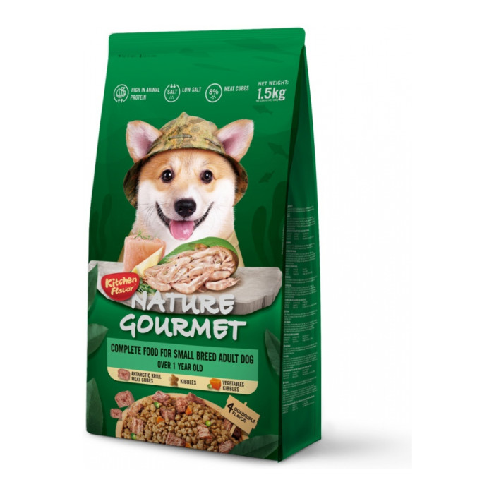 Kitchen Flavor Nature Gourmet для взрослых мелких пород 1.5 кг - E1103140