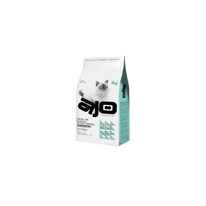 AJO Sterile Weight Control для стерилизованных курица, свинина 10 кг - 4630169560181
