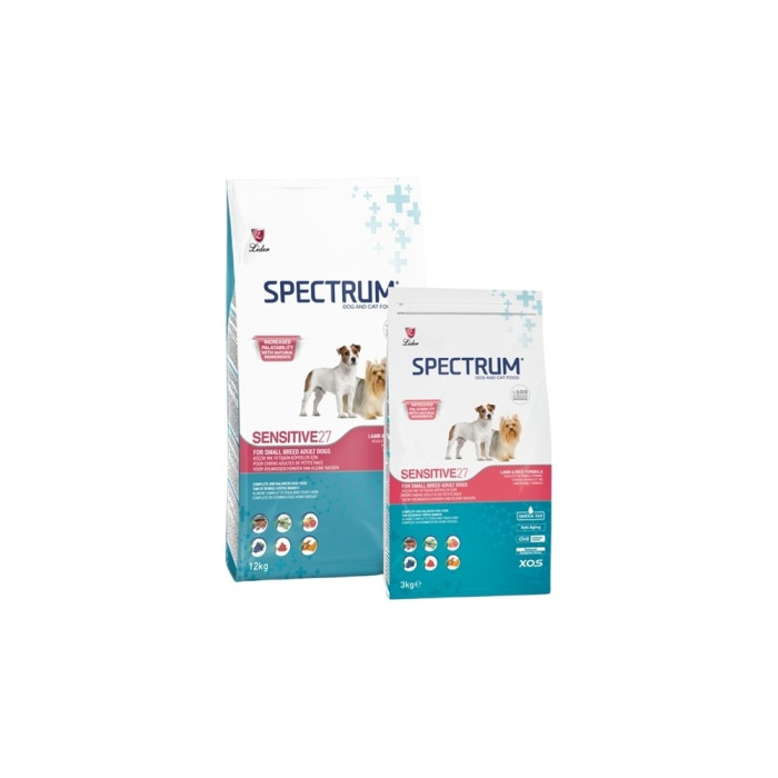 SPECTRUM ADULT SENSITIVE27 для взрослых мелкой породы 12 кг - 19409