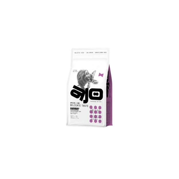 AJO Special Line Delicate Taste күрке тауығы, тауық, свинина 1.5 кг - 4630169560280