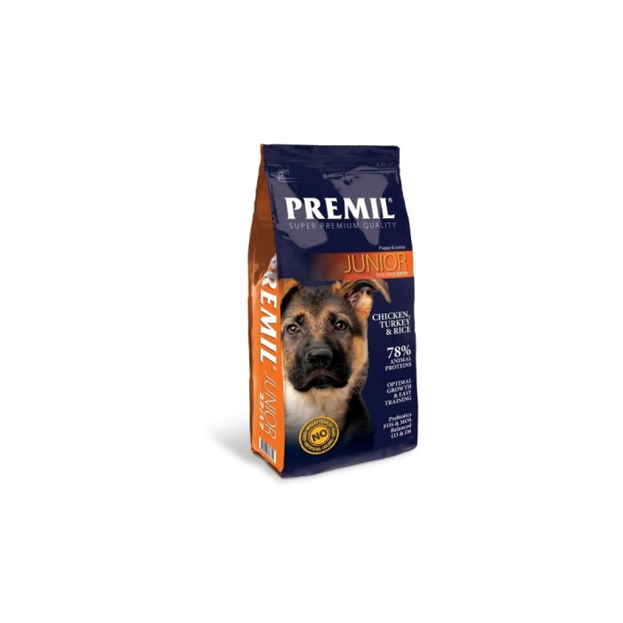 PREMIL Junior Курица, индейка и рис для щенков всех пород 3 кг - AZ00137 - AZ00137
