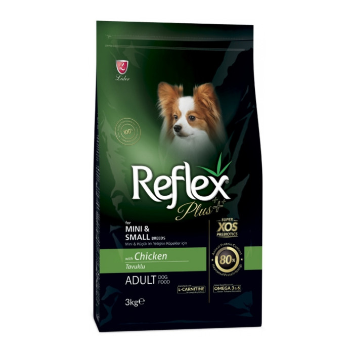 Reflex Plus Adult Mini&Small с курицей для взрослых мелких пород 3 кг - RFX-103