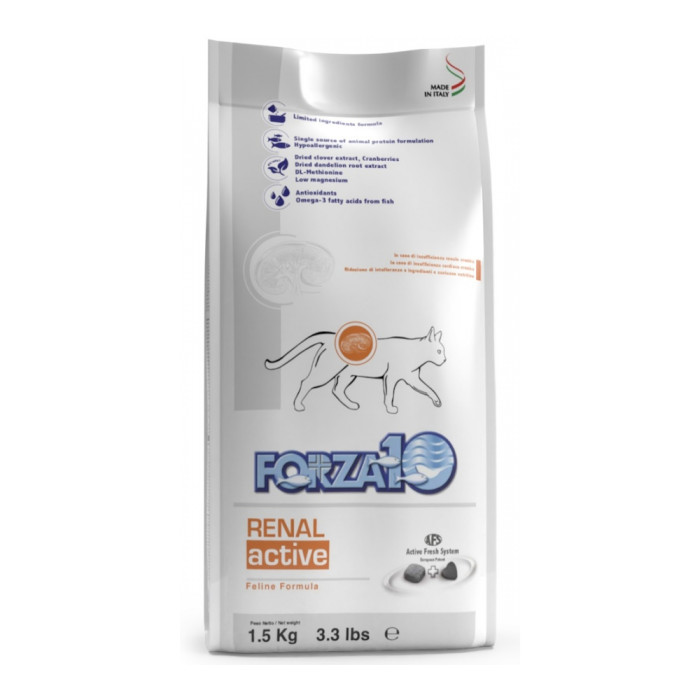Forza 10 Forza10 Renal Active при проблемах с почками рыба и злаки рыба 1.5 кг - 8020245712348