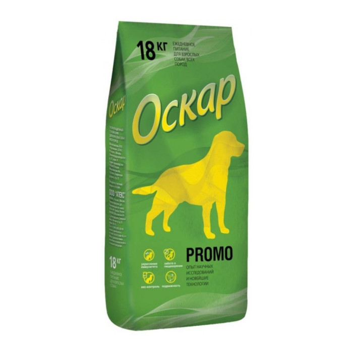 Оскар Promo Сбалансированный cухой корм для собак всех пород, 18 кг - V00901