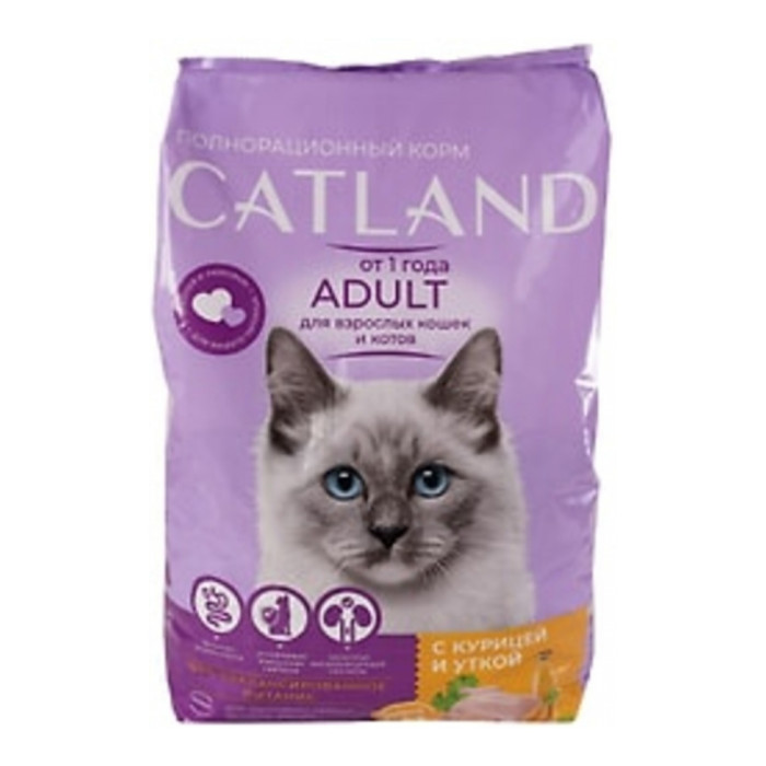 CATLAND от года курица, утка 10 кг - V00391