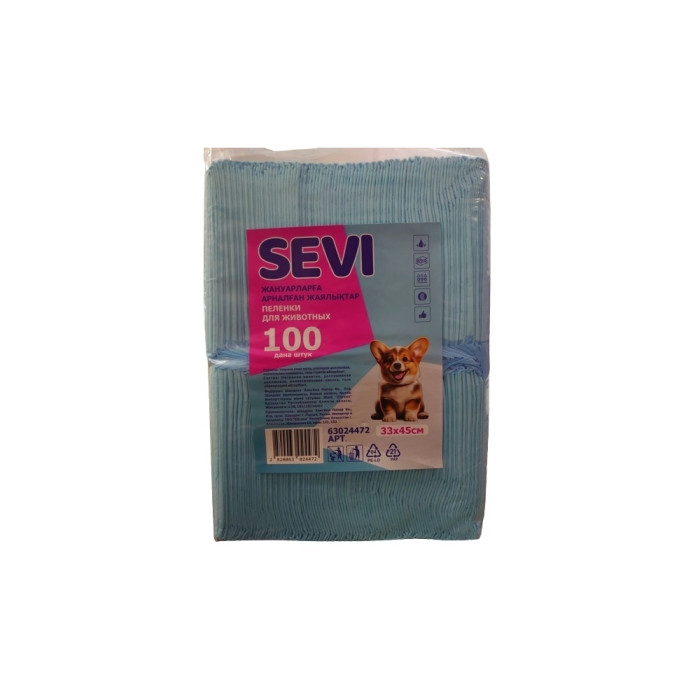 SEVI пеленка одноразовая 33х45 100 шт - 63024472