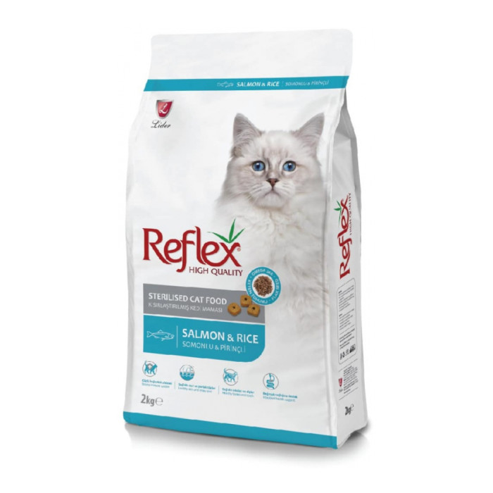 Reflex Sterilised стерилизацияланған лосось, күріш 2 кг - 4927820142