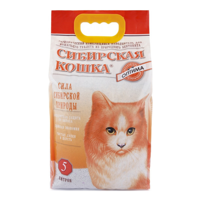 Сибирская Кошка Оптима комкующийся 5 л 4607109230183