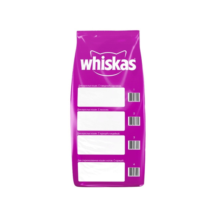 Корм Whiskas для взрослых лосось 5 кг 4607065375324