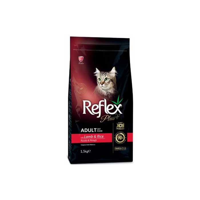 Reflex plus ересектерге арналған қозы, күріш 1.5 кг - RFX-304