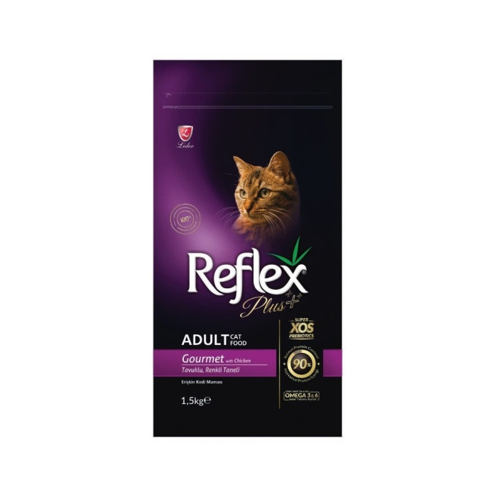 Reflex Plus Adult Gourmet для взрослых курица 1.5 кг - RFX-305