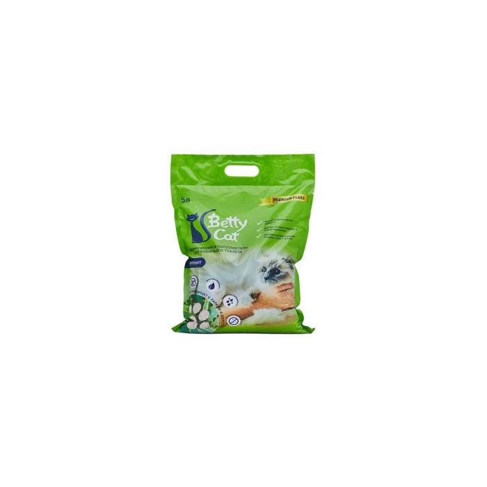 Betty Cat Алоэ Вера бентонитовый комкующийся 5 л