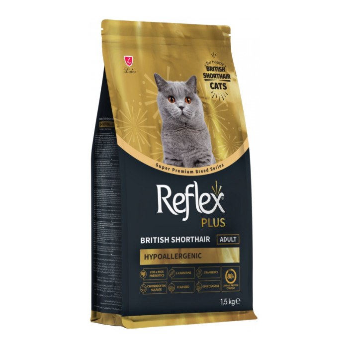Reflex British Shorthair Adult Hypoallergenic тауық 1.5 кг - RFXBS-8