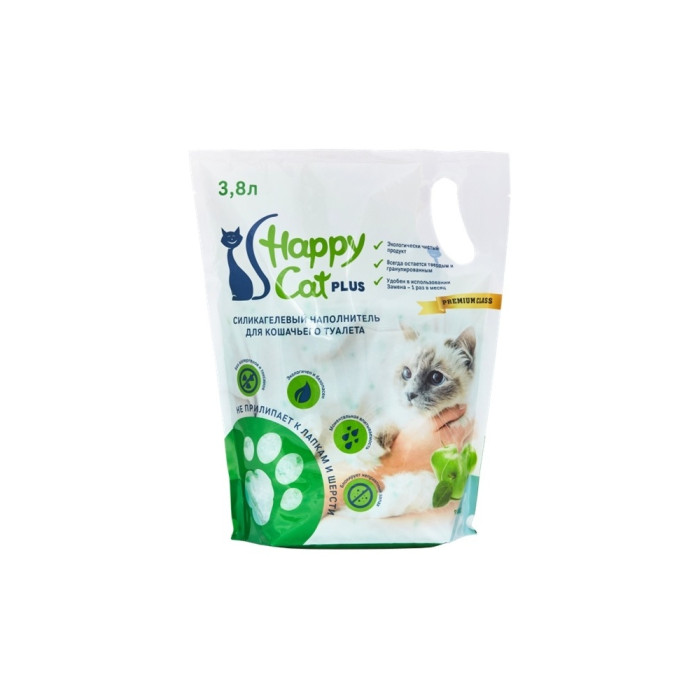 Happy Cat яблоко впитывающий 3.8 л 4603726746038