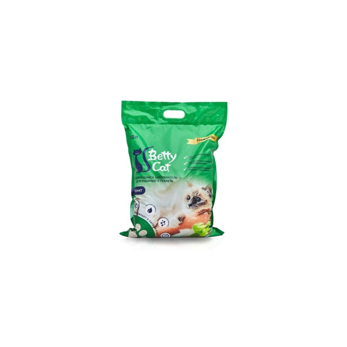 Betty Cat Яблоко бентонитовый комкующийся 10 л
