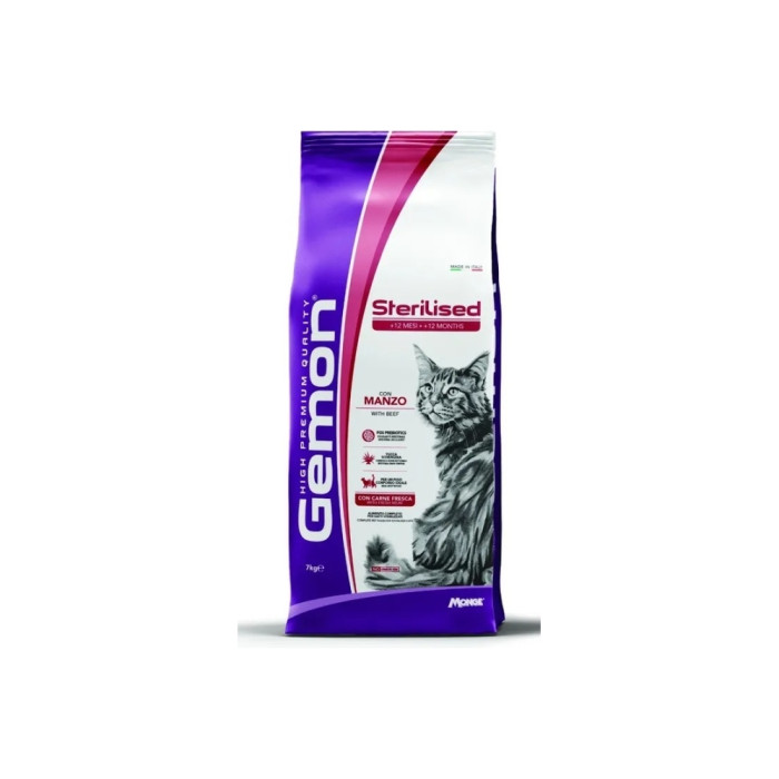 Gemon Sterilised для стерилизованных говядина 7 кг