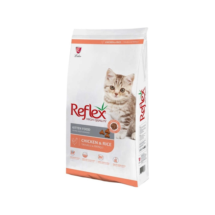 Reflex Kitten Food Chicken and Rice для котят курица, рис 10 кг - 4927824216