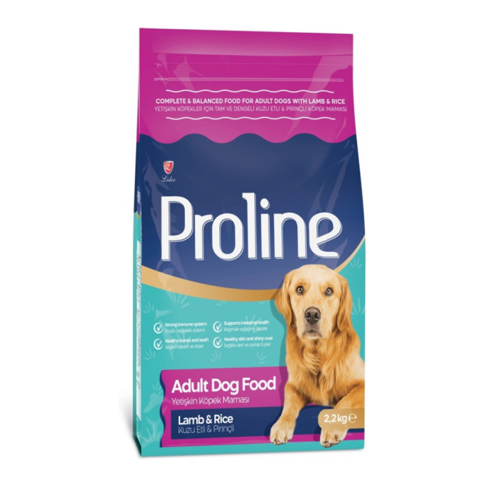 Proline Adult Dog Food Lamb & Rice Ягненок с рисом для взрослых 2.2 кг - PRO-162