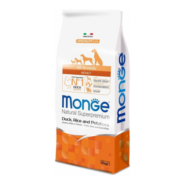 Monge All Breeds Adult Duck утка 12 кг - 8009470011136