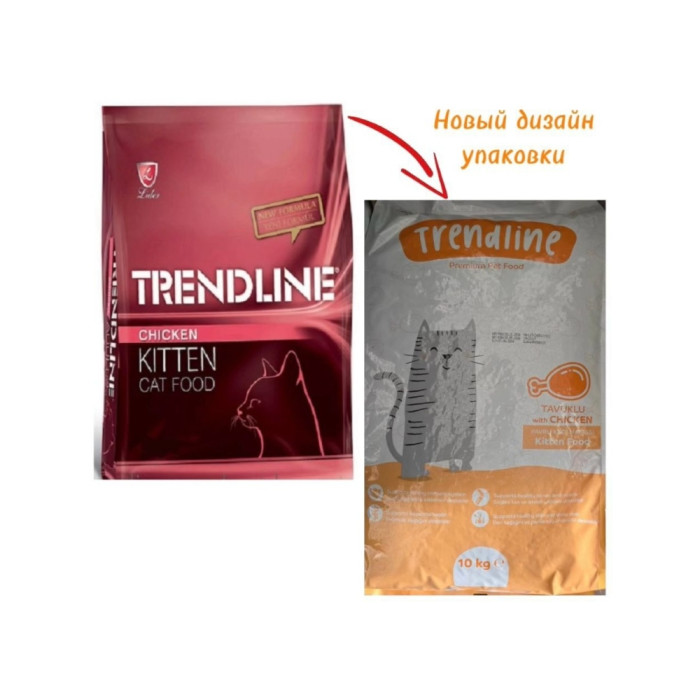 Lider Trendline Kitten для котят курица 10 кг 4927819288-2