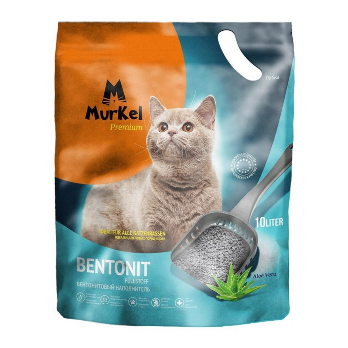 Murkel Алоэ Вера бентонитовый комкующийся 10 л