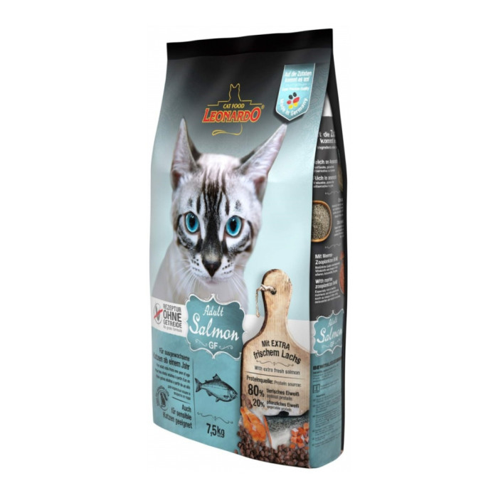 Leonardo Adult Grain Free для взрослых лосось 7.5 кг