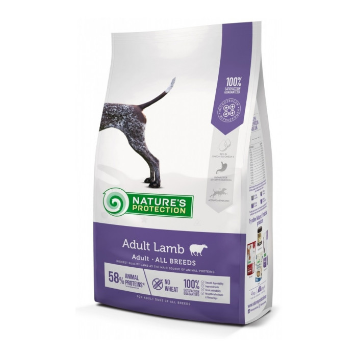 Natures Protection Adult Lamb Ягненок для взрослых всех пород 18 кг - 4771317460301