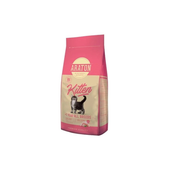 Araton Kitten для котят птица 15 кг - 4771317456458