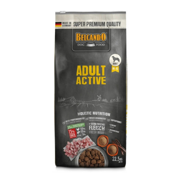 Belcando Adult Active для активных средних и крупных пород 4002633557535 22.5 кг - 4002633557535