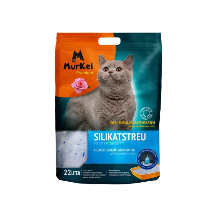 Murkel Наполнитель силикагелевый Роза 22 л