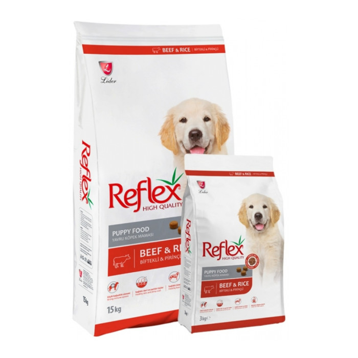 Reflex Puppy Food Beef and Rice 3 кг - 4927820136