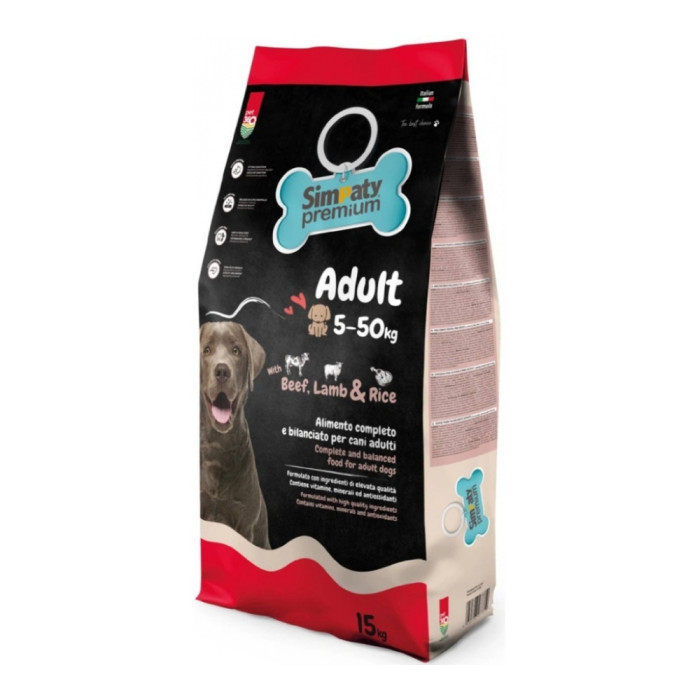 Pet 360 с говядиной, ягненком и рисом для взрослых всех пород 15 кг
