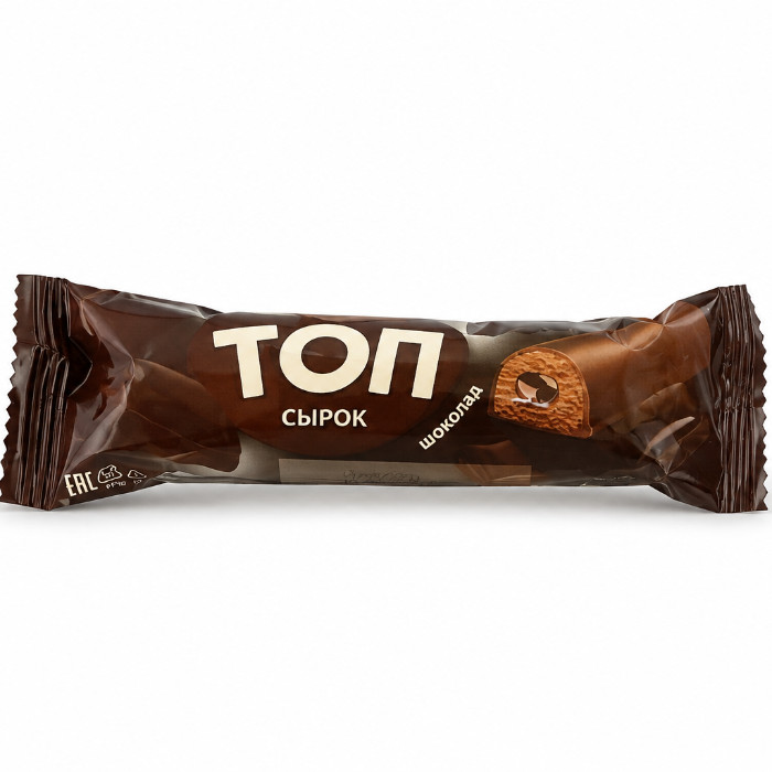 «TOP» shokoladli glazuradagi tvorogli sirok, 40 g