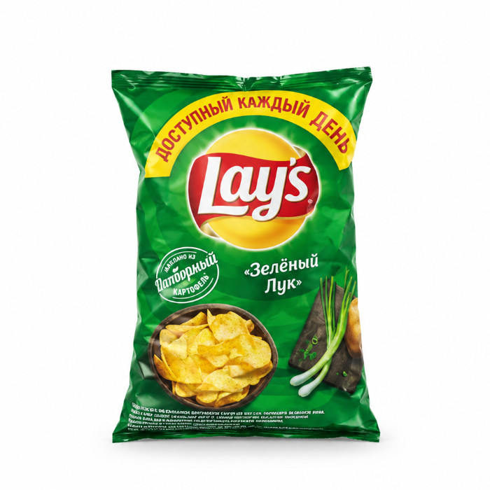 "Yashil piyoz" ta'mli Lay's kartoshka chipsi, 130 g