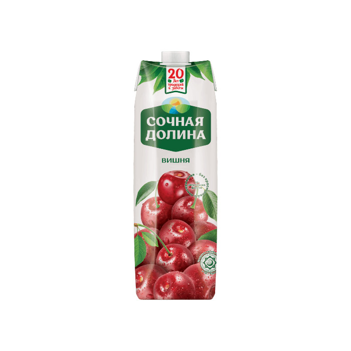 «Sochnaya Dolina» olcha ta'mli sharbati, 1 l