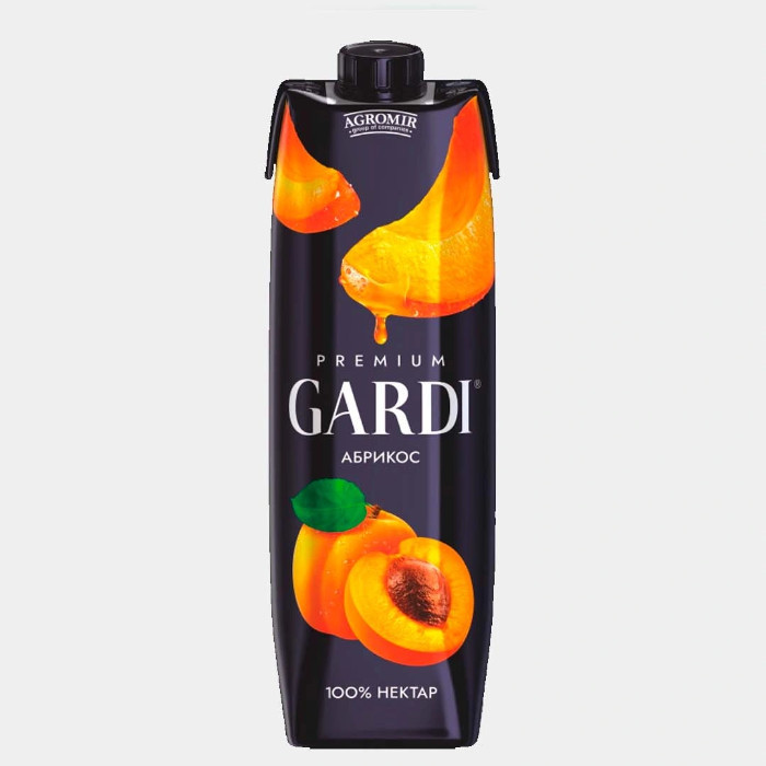 «Gardi Premium» Oʻrik nektari, 1 l