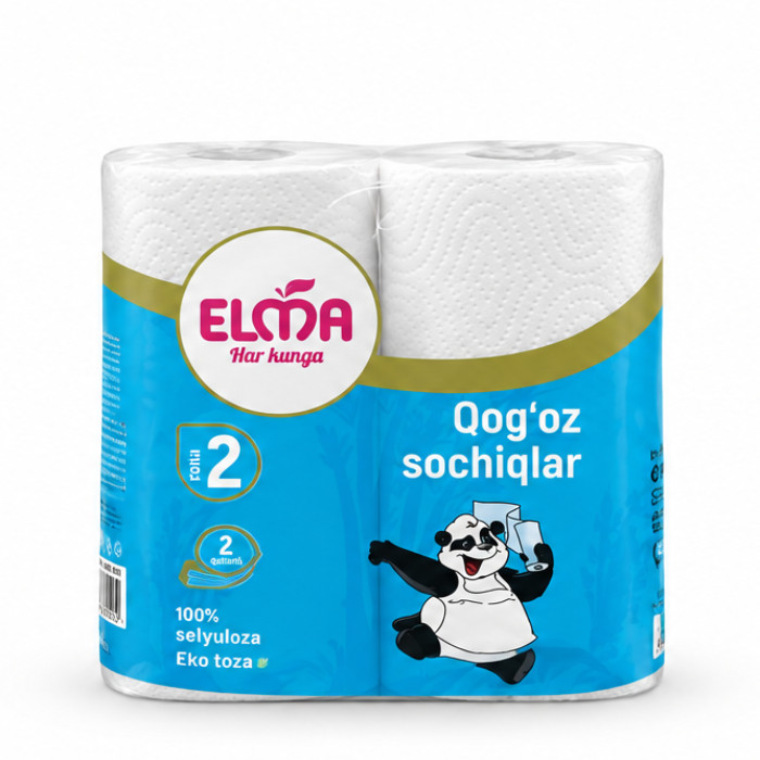 Elma Har kunga qog'oz sochiqlari, 2 dona